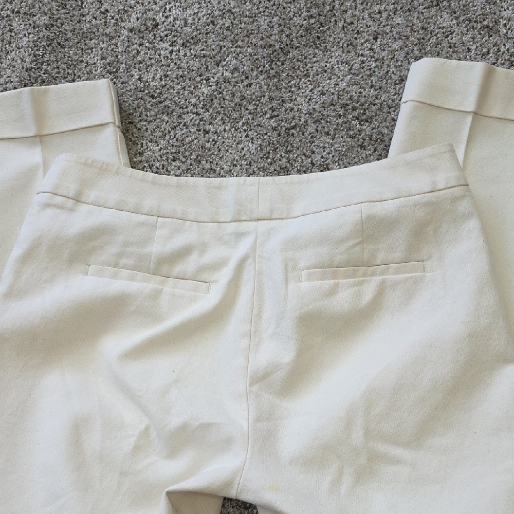 Ann Taylor Cream Signature Pants - Picture 8 of 8